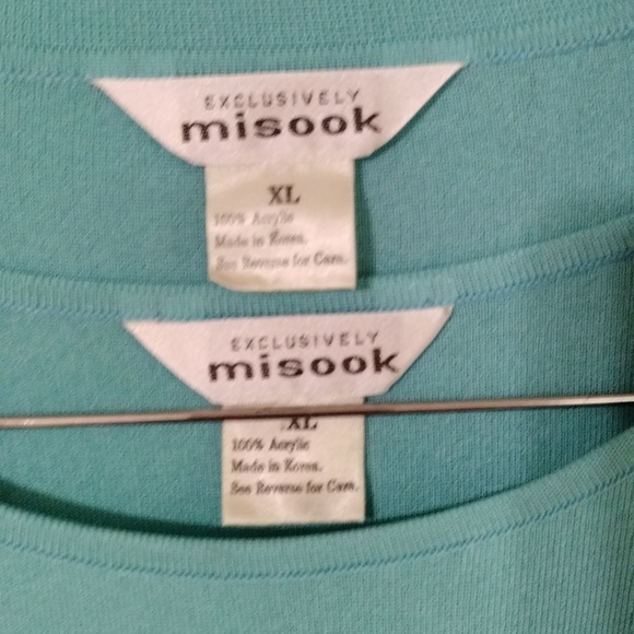 Misook 2 piece sleeve less blouse and Jacket size XL - Picture 3 of 16